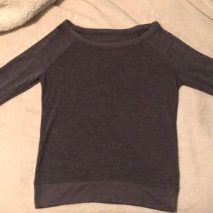 grey long sleeve